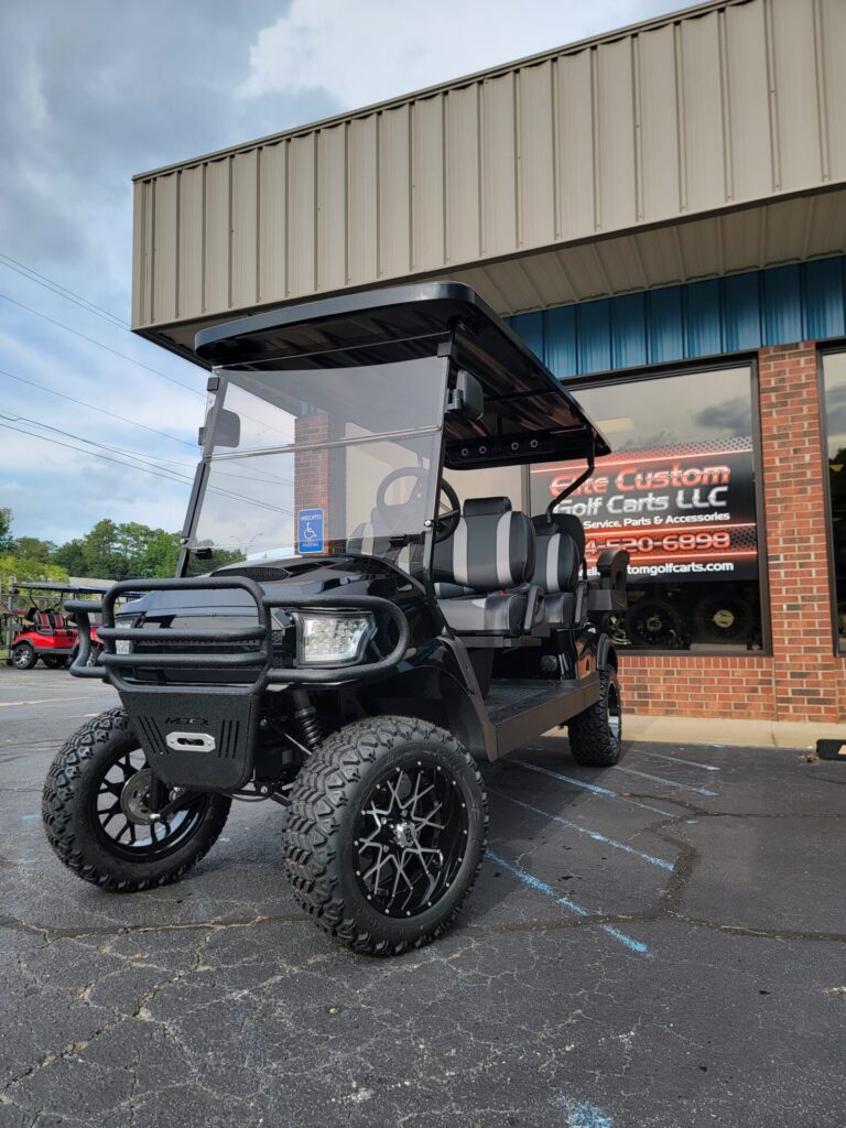 2022 Kodiak Ev Defender 6 Passenger Golf Cart With Soundbar Underglow Package And Brush Guard 5965