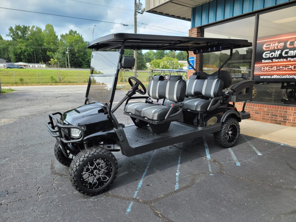 2022 Kodiak Ev Defender 6 Passenger Golf Cart With Soundbar Underglow Package And Brush Guard 2577